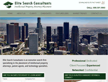 Tablet Screenshot of eliteconsultants.com